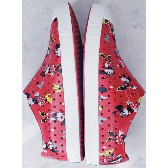 DISNEY X NATIVE Minnie Mouse Slip On Shoes Lightweight Unisex Size M6/W8 - Picture 11 of 13